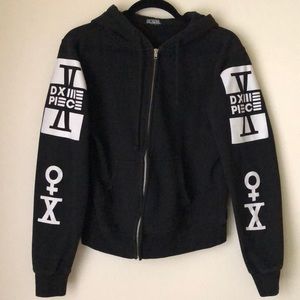 Dimepiece zip up hoodie.